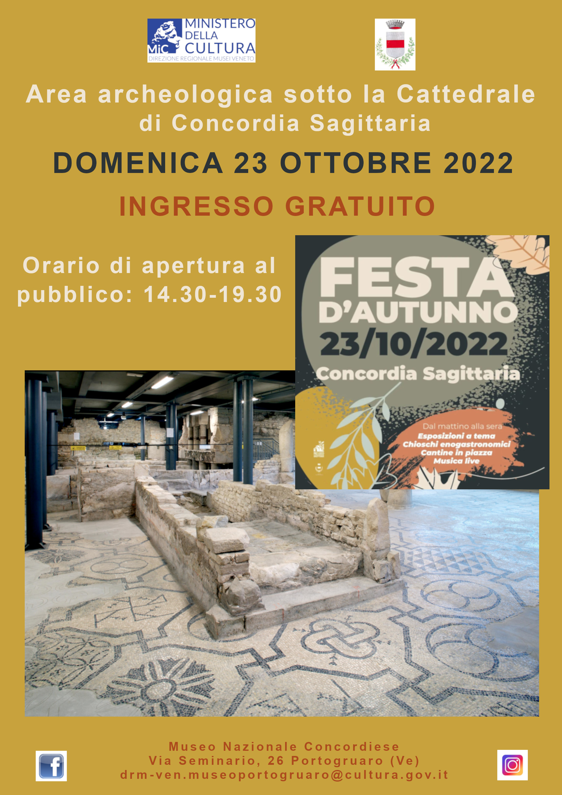 Area archeologica di Concordia Sagittaria | Apertura con ingresso gratuito
